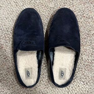 Ugg navy blue slippers